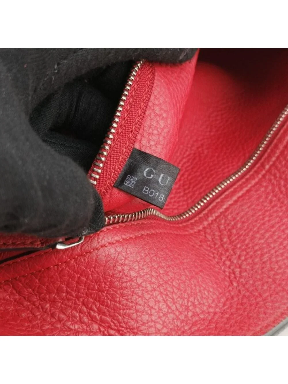 Gucci New Jackie Red Leather Shoulder Bag